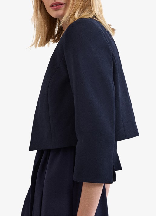Phase Eight Catherine cropped blazer - detail 5 donkerblauw
