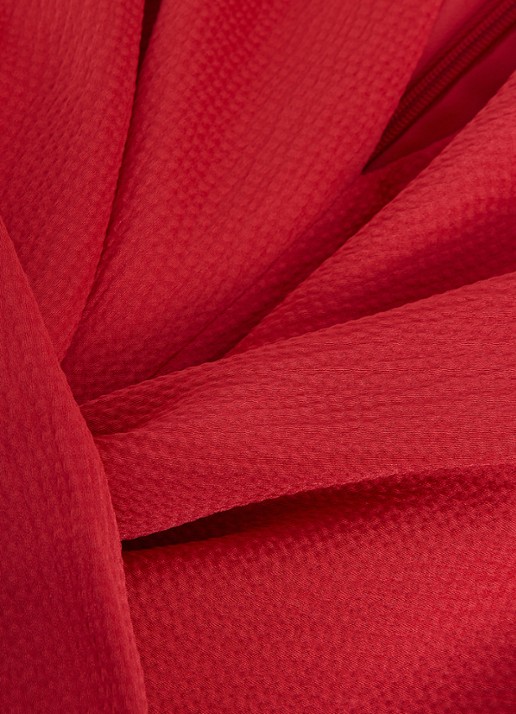 Phase Eight Celestia midi jurk met plissé en strikdetail - detail 8 rood