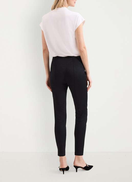 Phase Eight Charlie slim fit pantalon - achterkant 4 zwart