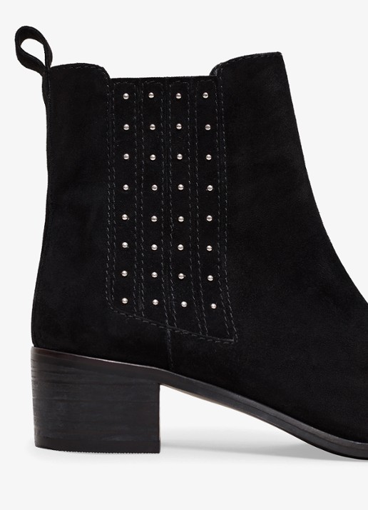 Phase Eight Chelsea boot met strass - detail 4 zwart