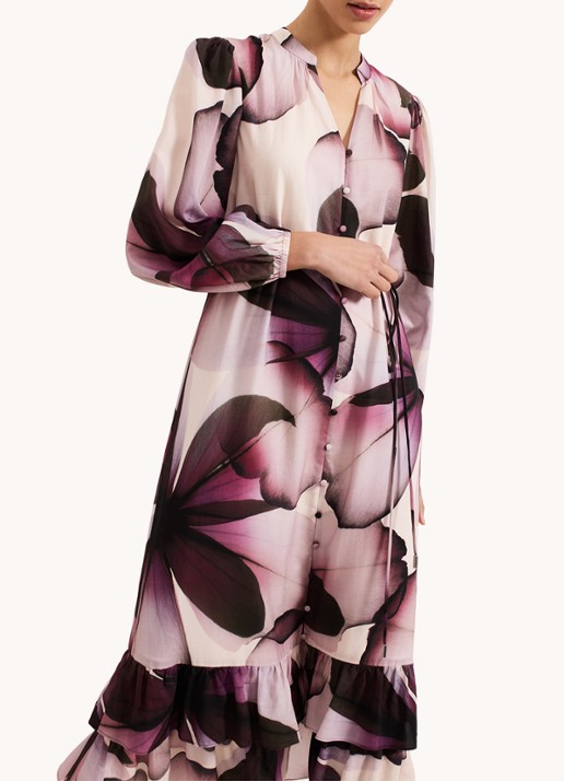 Phase Eight Clarra midi blousejurk  met bloemenprint