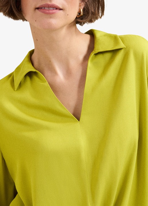Phase Eight Clary blouse met knoopdetail - detail 2 lime