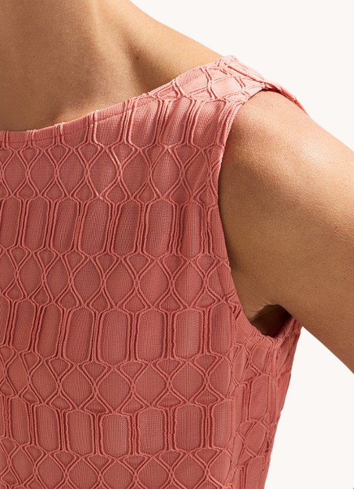 Phase Eight Clemmie mouwloze top met structuur - detail 4 roze