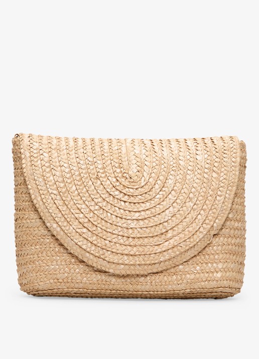 Phase Eight Clutch met gevlochten detail en afneembare schouderriem