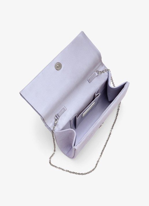 Phase Eight Clutch met knoopdetail - detail 2 donkerblauw