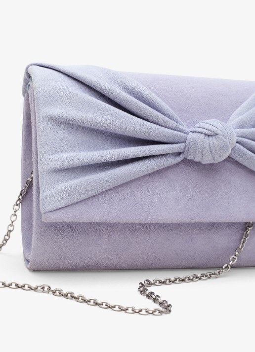 Phase Eight Clutch met knoopdetail - detail 3 donkerblauw