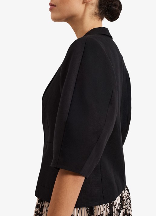 Phase Eight Coniston blazer met opgestikte zakken - detail 5 zwart