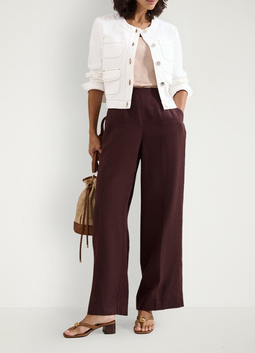 Phase Eight Crossbodytas met gevlochten detail en afneembare schouderriem - detail 5 beige