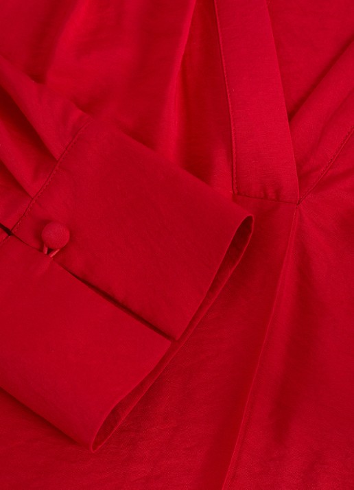 Phase Eight Cynthia blouse met V-hals - detail 6 rood