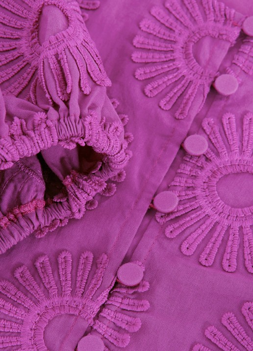 Phase Eight Daisy blouse met structuur - detail 6 paars