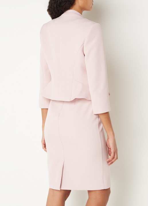 Phase Eight Daisy bolero met schoudervulling - achterkant 4 lichtroze