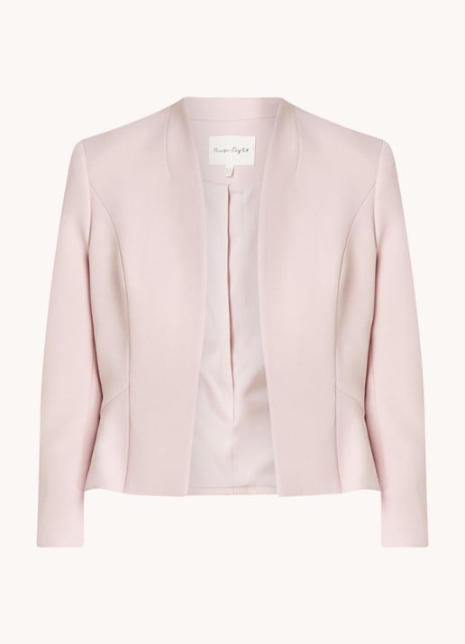 Phase Eight Daisy bolero met schoudervulling - voorkant lichtroze