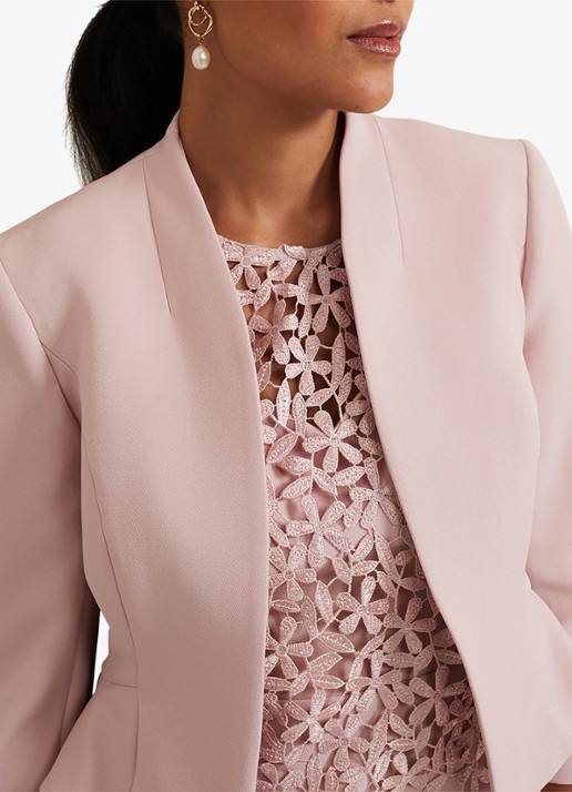 Phase Eight Daisy bolero - detail 6 oudroze
