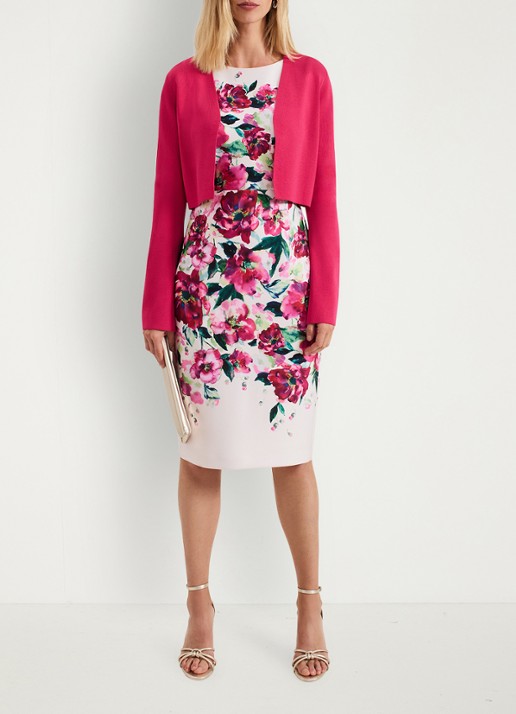 Phase Eight Dannas midi jurk met bloemenprint - detail 6 roze