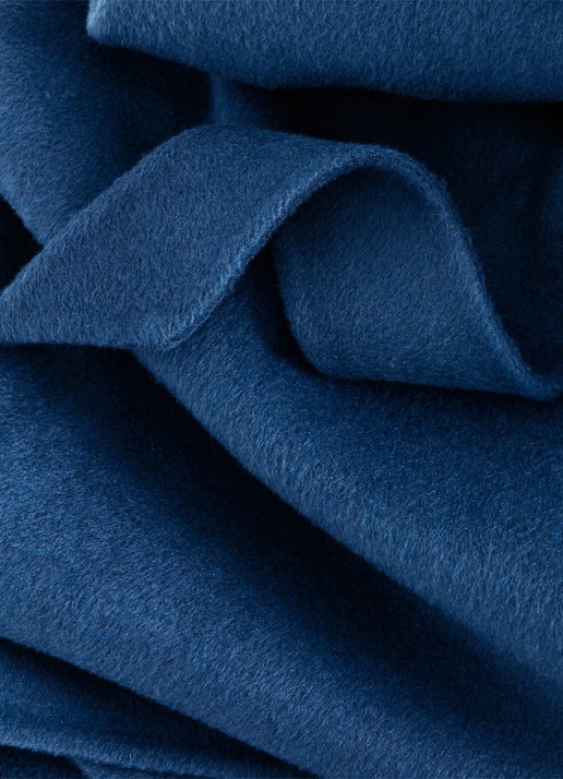Phase Eight Darcy mantel in wolblend met steekzakken en strikceintuur - detail 6 petrol