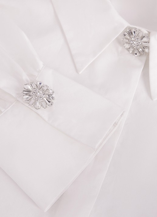 Phase Eight Dorothy blouse met strass - detail 7 wit