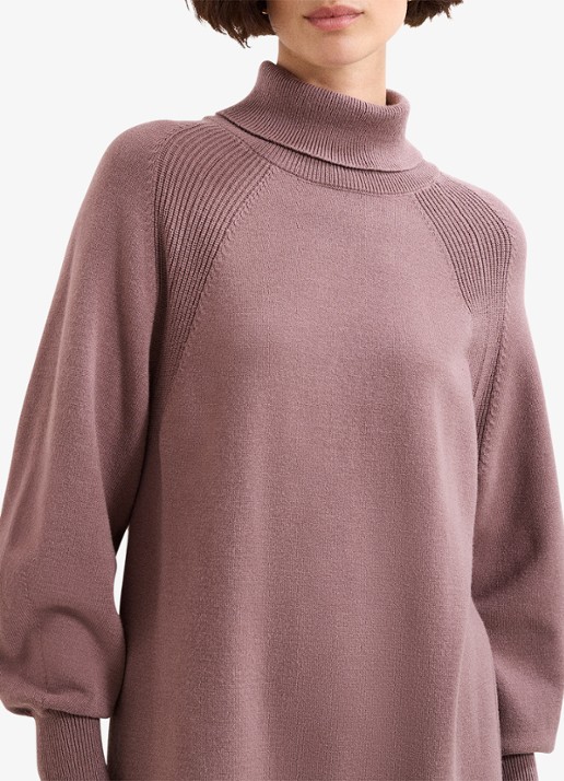Phase Eight Ellie mini jurk met ballonmouw - detail 3 taupe