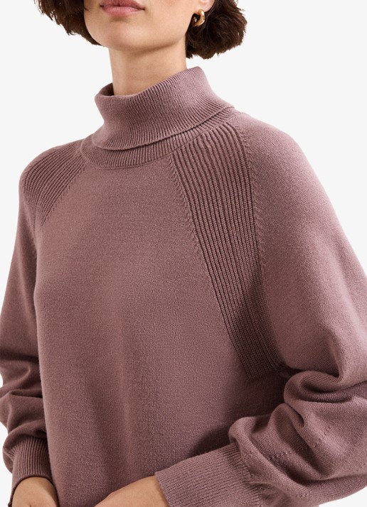 Phase Eight Ellie mini jurk met ballonmouw - detail 4 taupe