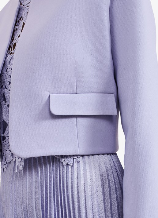 Phase Eight Emma bolero met structuur - detail 2 lichtblauw