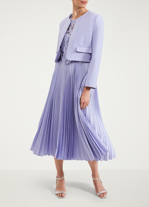 Phase Eight Emma bolero met structuur - voorkant 6 lichtblauw