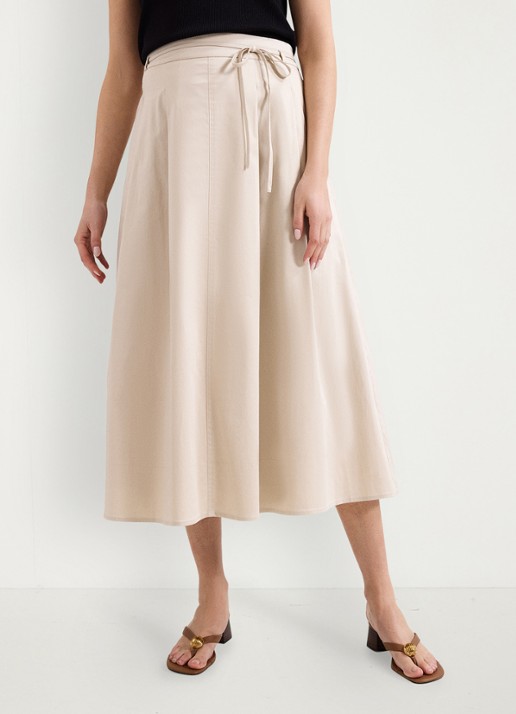 Phase Eight Erin midi rok met steekzakken