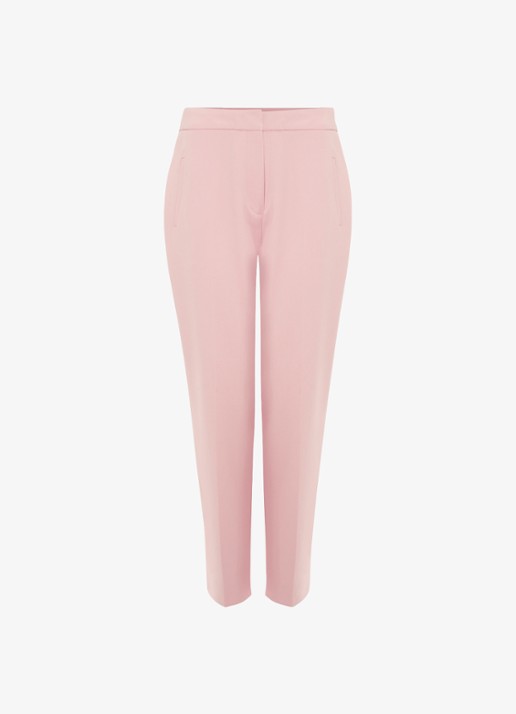 Phase Eight Fara slim fit pantalon met steekzakken - voorkant 4 lichtroze