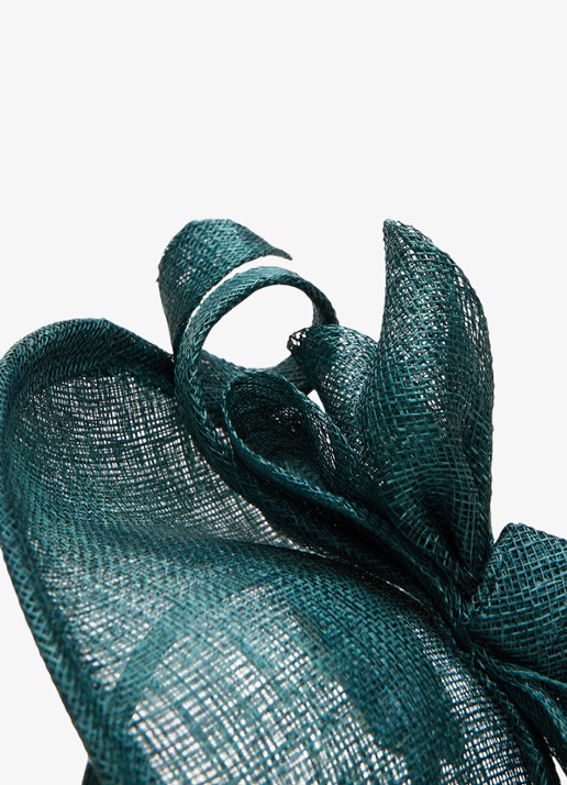 Phase Eight Fascinator haarband met applicatie - detail 2 turquoise