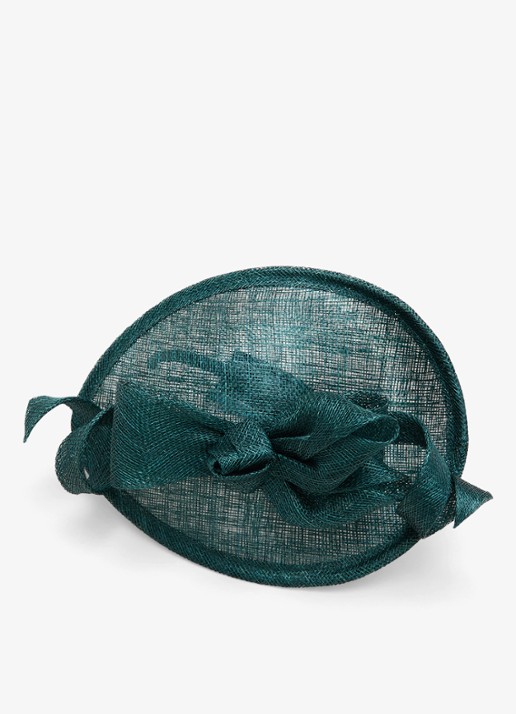 Phase Eight Fascinator haarband met applicatie - detail 3 turquoise
