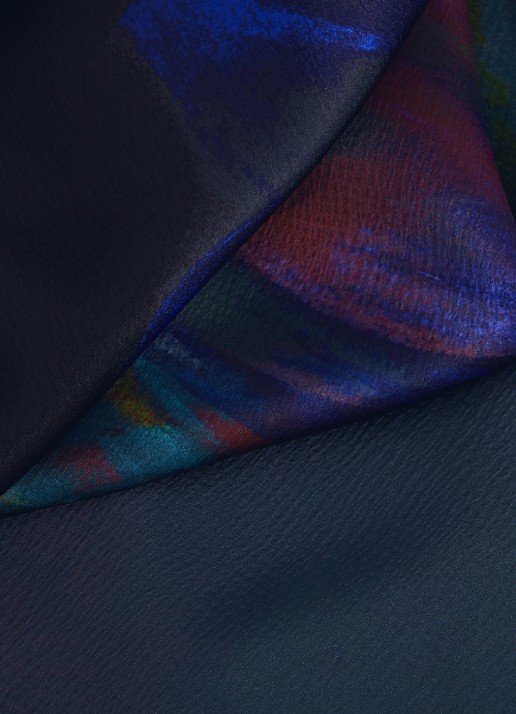 Phase Eight Felicity midi jurk met print - detail 6 zwart