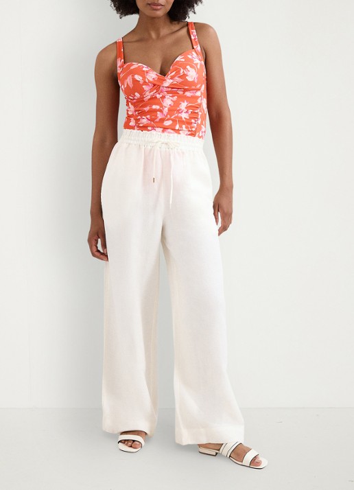 Phase Eight  Floral tankini met print - detail 4 orange
