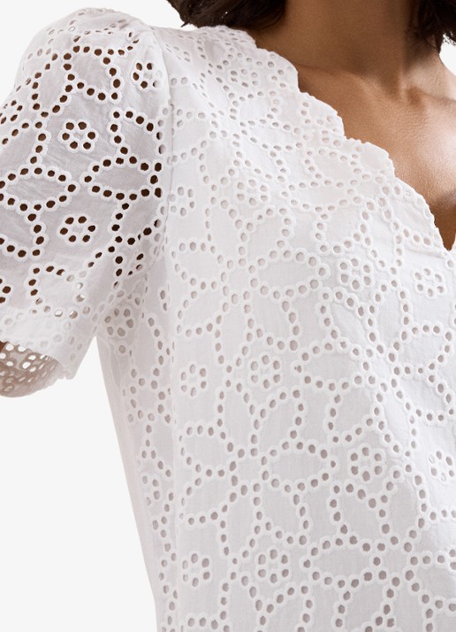 Phase Eight Freya tuniek met borduring - detail 6 wit