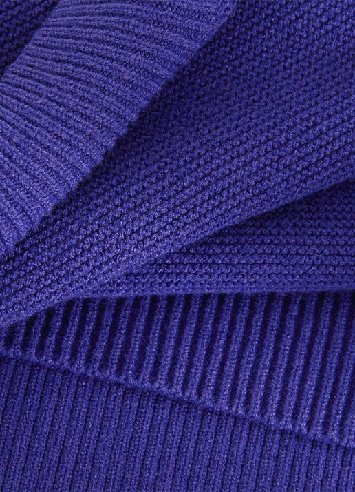 Phase Eight Grace fijngebreide top met zijsplit - detail 3 paars