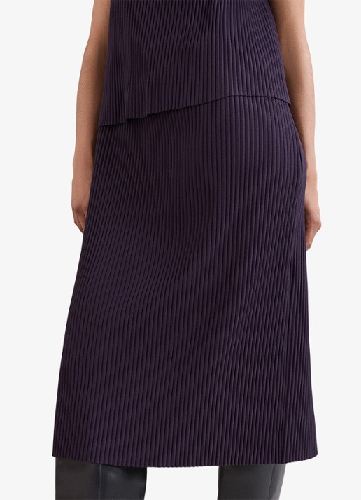 Phase Eight Gracie midi jurk met textuur 2-delig - detail 6 paars