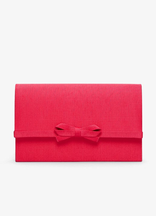 Phase Eight Grosgrain clutch met strikdetail