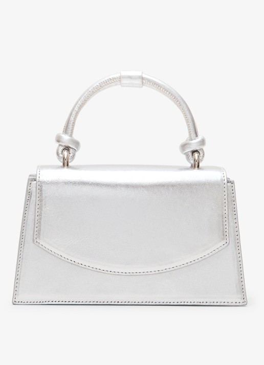 Phase Eight Handtas met metallic finish