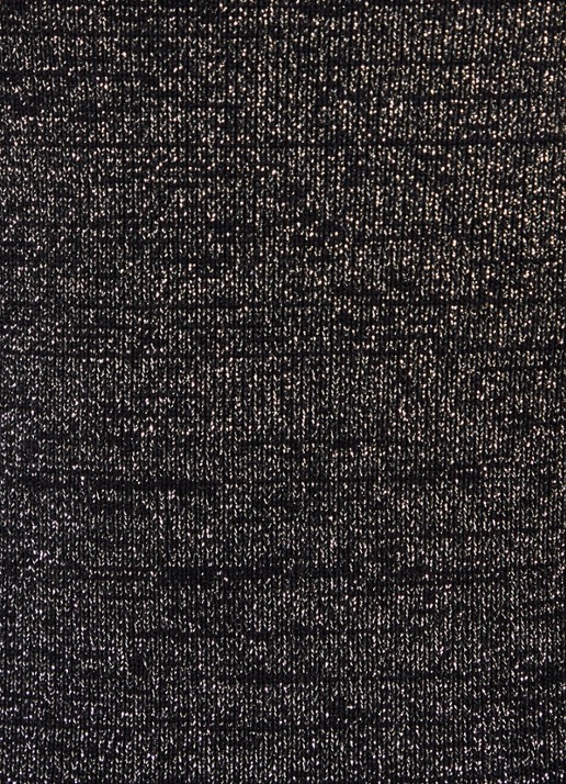 Phase Eight Heidi off shoulder fijngebreide mini jurk met lurex - detail 5 donkergrijs