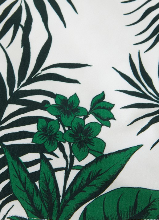 Phase Eight Hipster bikinislip met bladprint - detail 7 ivoor