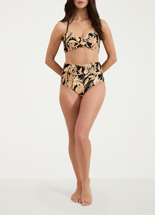 Phase Eight Hipster bikinislip met print - voorkant 2 beige