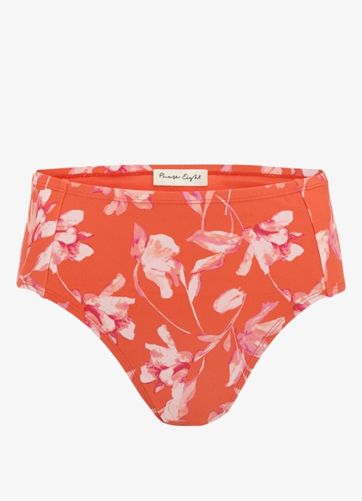 Phase Eight Hipster bikinislip met print - voorkant 5 rood