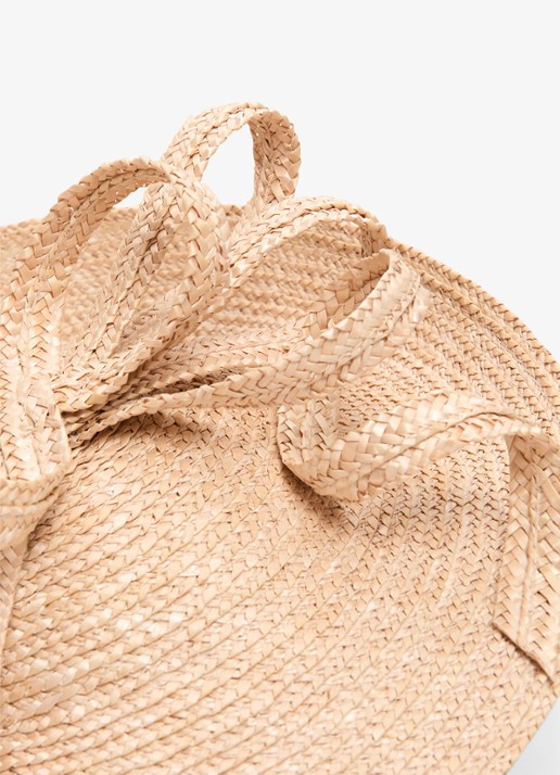 Phase Eight Hoed van stro - detail 4 beige