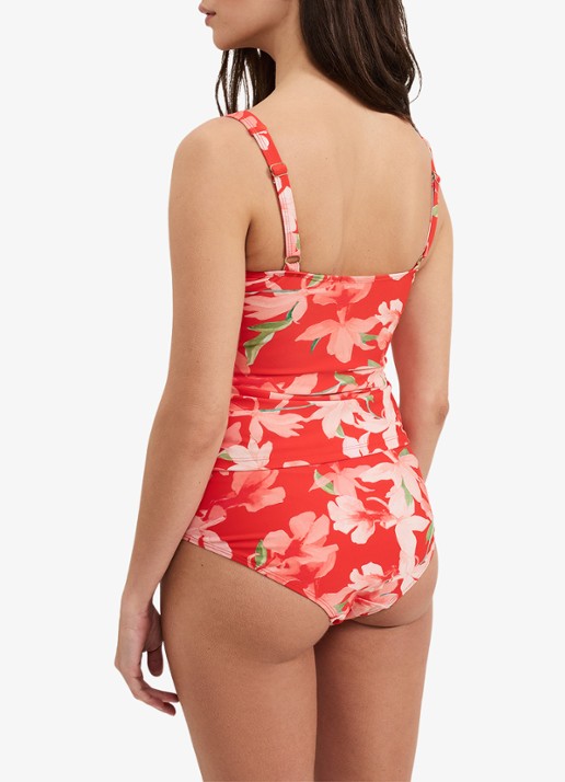 Phase Eight Iris bikinitop met bloemenprint - achterkant 3 rood