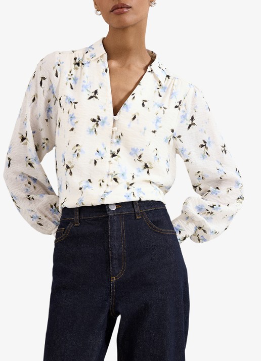 Phase Eight Isadora blouse met bloemenprint