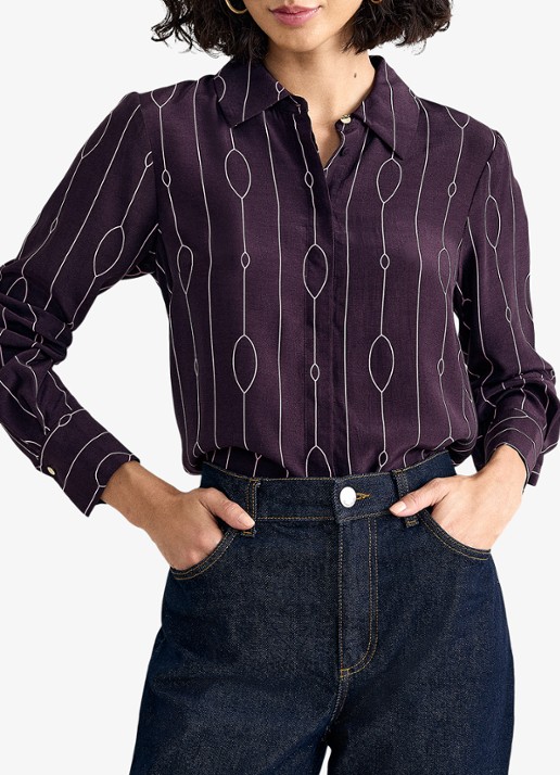Phase Eight Jacqueline blouse met grafische print