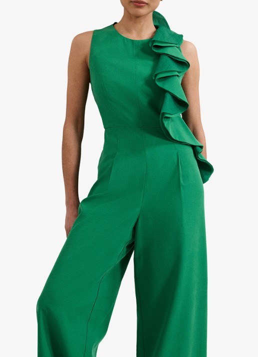 Phase Eight Jillian wide leg jumpsuit met gedrapeerd detail