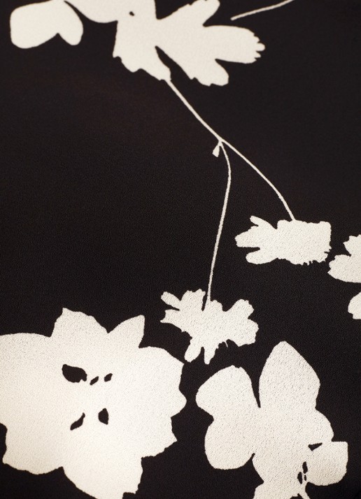 Phase Eight Jolie wide fit jumpsuit met bloemenprint en strikceintuur - detail 7 zwart