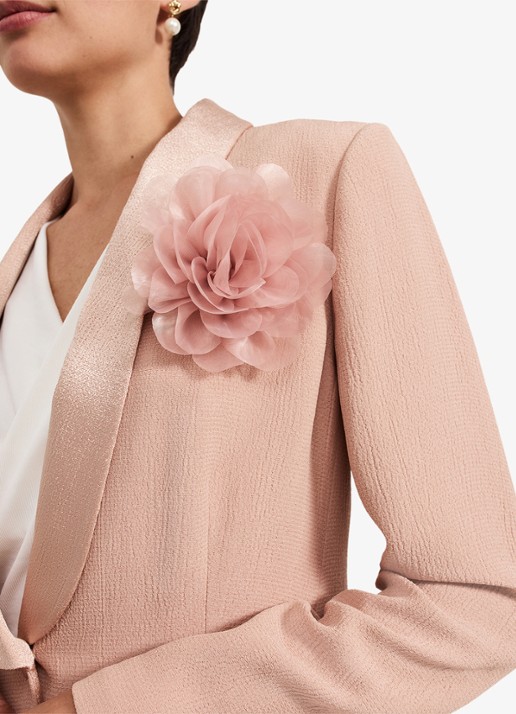 Phase Eight Jorja blazer met structuur - detail 5 oudroze