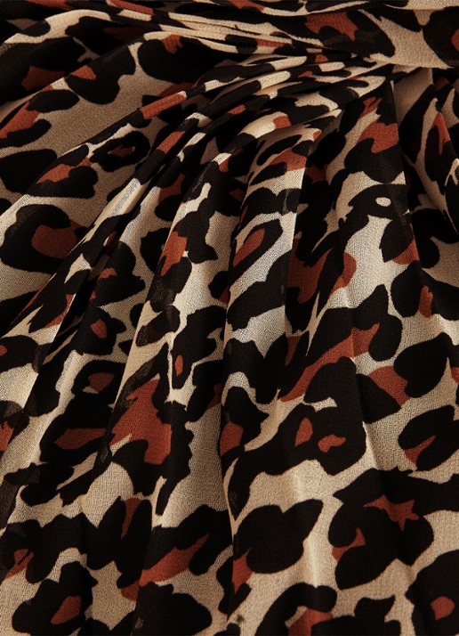 Phase Eight Josephine fijngebreide midi jurk met plissé - detail 6 zwart
