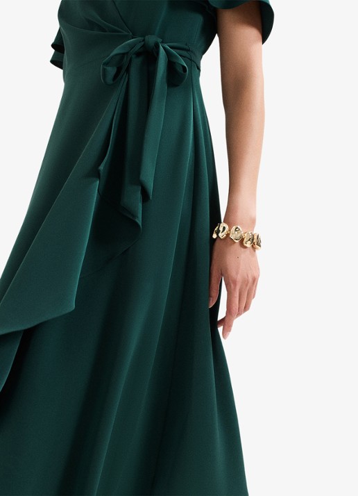 Phase Eight Julissa midi jurk met bloemenprint - detail 5 groen