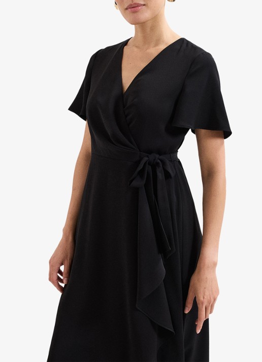 Phase Eight Julissa midi wikkeljurk met strikceintuur