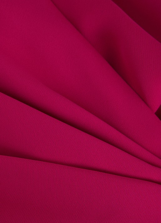 Phase Eight Julissa midi wikkeljurk met V-hals - detail 5 donkerroze